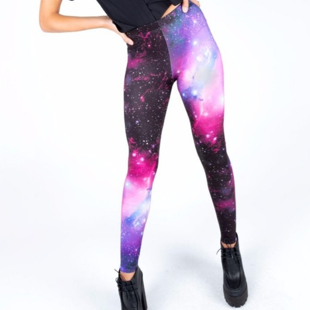 blackmilk purple galaxy leggings